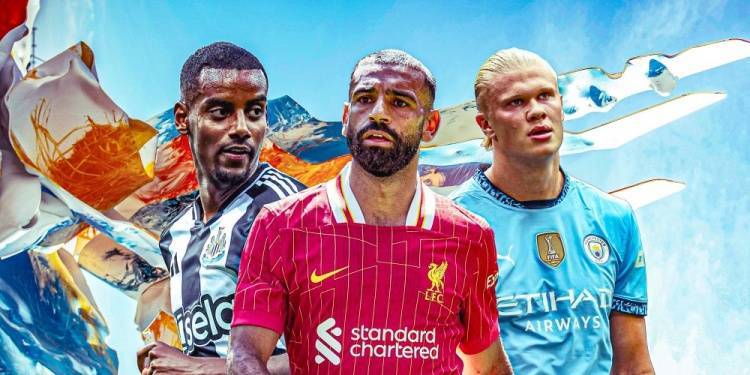 英超MVP已无悬念？萨拉赫独造44球，第2伊萨克&amp;第3哈兰德合计47球